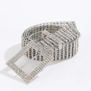 Ceinture Argentée avec Strass