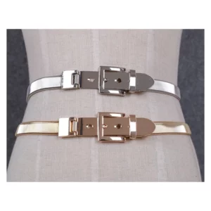 Ceinture Femme Argentée Chic