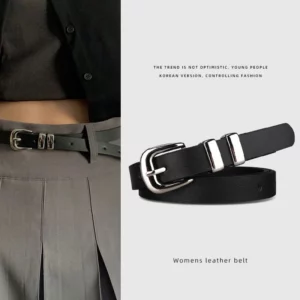 Ceinture Femme avec Boucle Argent