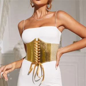 Ceinture Large Corset Dorée